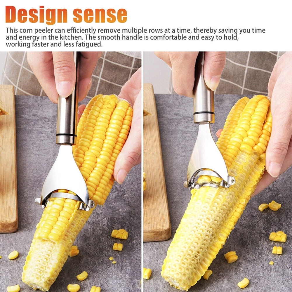 Corn Peeler Thresher Tool Kitchen Cob Kerneler Cutter Stripper Remover For Fast Efficient Use 5