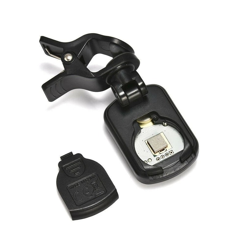 ClipOn Electric Tuner For Bass Guitar Ukulele Violin Digital Chromatic LCD Display Perfect For Mus 3