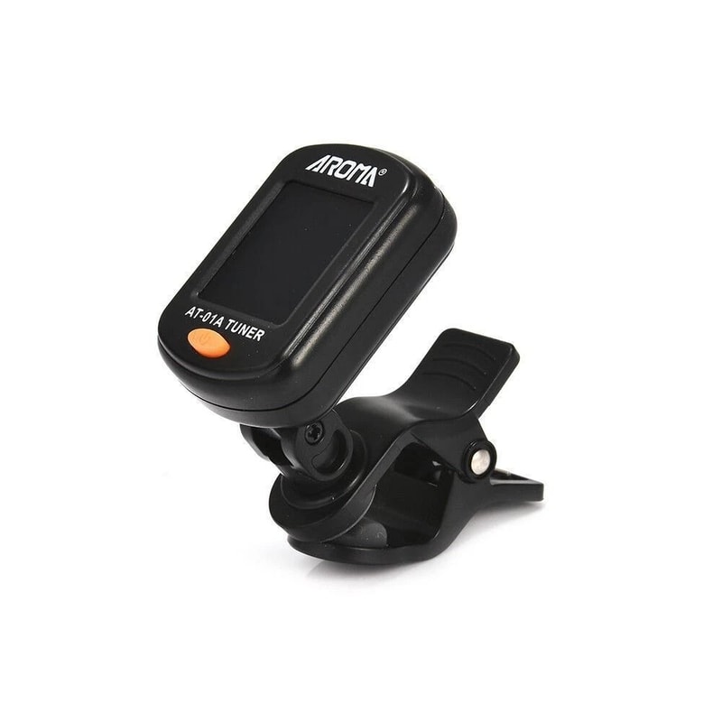 ClipOn Electric Tuner For Bass Guitar Ukulele Violin Digital Chromatic LCD Display Perfect For Mus 4