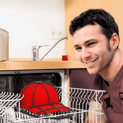 cap cleaner machine for baseball hats, washing cage holder frame net for efficient cleaning