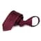 Ready Knot Pre Tied Formal Zipper Tie For Men Solid Color Neck Wear Stylish Convenient Perfect For 3