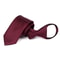 Ready Knot Pre Tied Formal Zipper Tie For Men Solid Color Neck Wear Stylish Convenient Perfect For 3