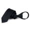 Ready Knot Pre Tied Formal Zipper Tie For Men Solid Color Neck Wear Stylish Convenient Perfect For 4