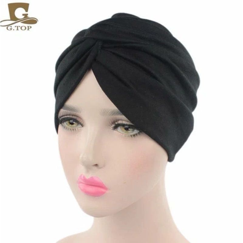 Stretch Hat Scarf Cotton Women Turban Ladies Hair Head Hijab Cap Muslim Wrap For Everyday Wear 5