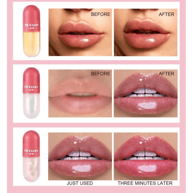 Instant Volumising Filler Lip Plumper Liquid Pump Enhancer Moisturizing For Plump Soft Lips 1