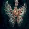 Fashion Crystal Angel Wings Necklace Butterfly Pendant Faith And Love Jewelry For Women 1