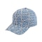 Adjustable Washed Cotton Denim Baseball Cap With Diamond Shape Bling Rhinestones Stylish Hat For Wo