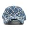 Adjustable Washed Cotton Denim Baseball Cap With Diamond Shape Bling Rhinestones Stylish Hat For Wo