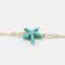 Gold Anklet Foot Chain Boho Blue Starfish Beach Ankle Bracelet 1