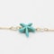 Gold Anklet Foot Chain Boho Blue Starfish Beach Ankle Bracelet 1