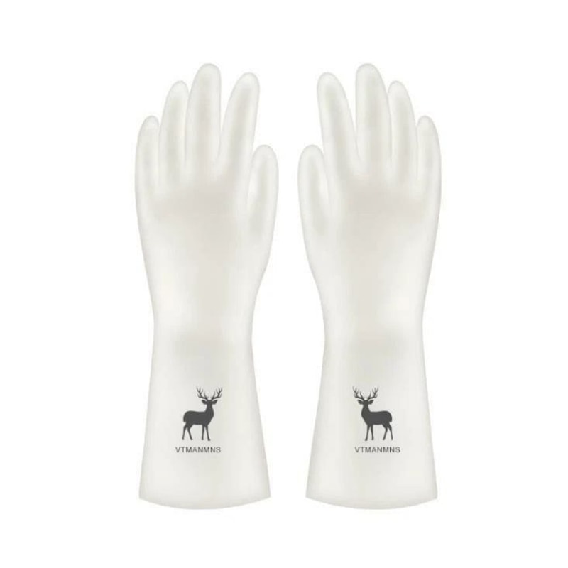 Kitchen Long Waterproof Cleaning Gloves Reusable Washing Gloves Rubber Latex Gloves For AllPurpose 7