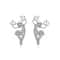 Gold Silver Reindeer Rhinestone Stud Earrings Elk Deer Stud Xmas Gift 3
