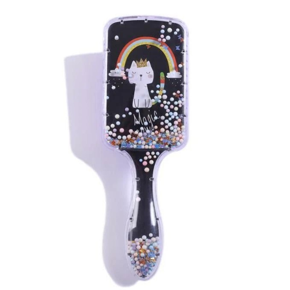 Hair Scalp Massage Brush Cute Air Cushion Comb Cat Panda Rainbow Wet Dry Paddle 3