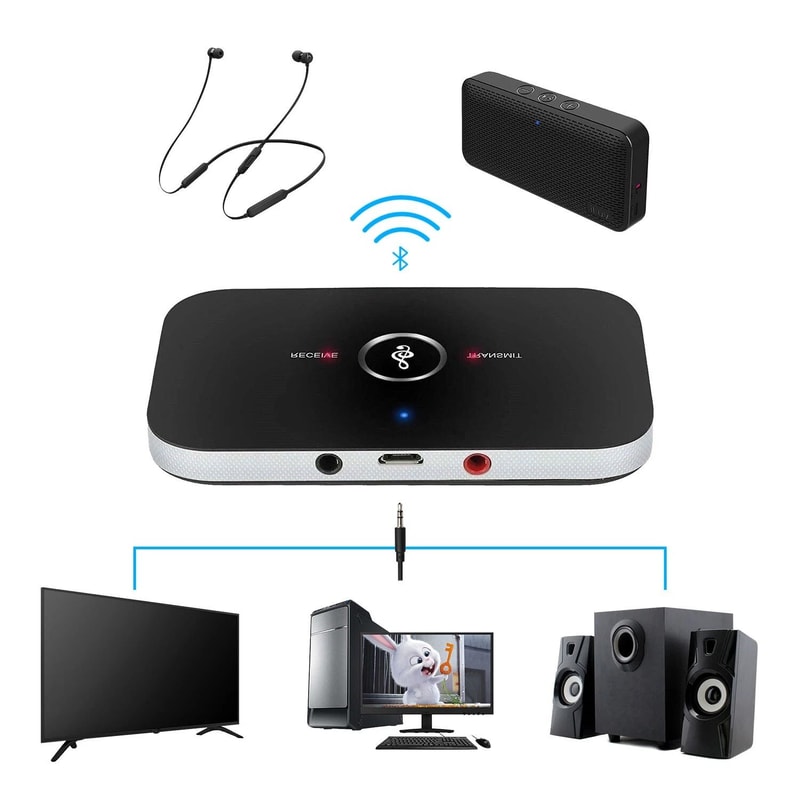 Bluetooth Receiver Transmitter For Audio Wireless RCA To Bluetooth Adapter Bluetooth Audio Receive 8