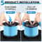 VF3500 For Rigid Shop Vac Filter Reusable 3 Layer Washable Wet Dry Vacuum High Performance Filter 2