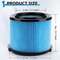 VF3500 For Rigid Shop Vac Filter Reusable 3 Layer Washable Wet Dry Vacuum High Performance Filter 5