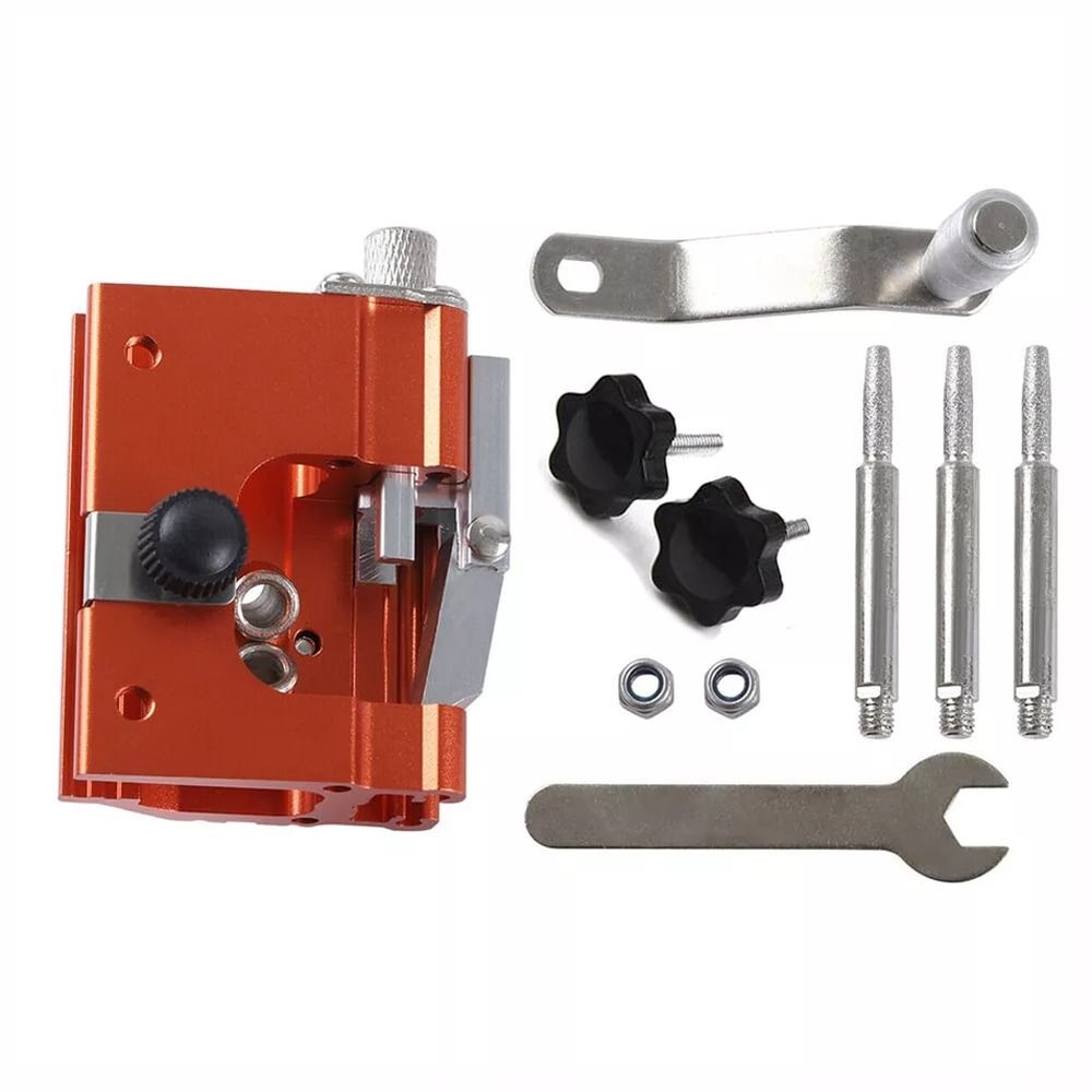 Portable Chainsaw Chain Sharpening Jig Hand Crank Timberline Sharpener Tool Set For Timely And Accu