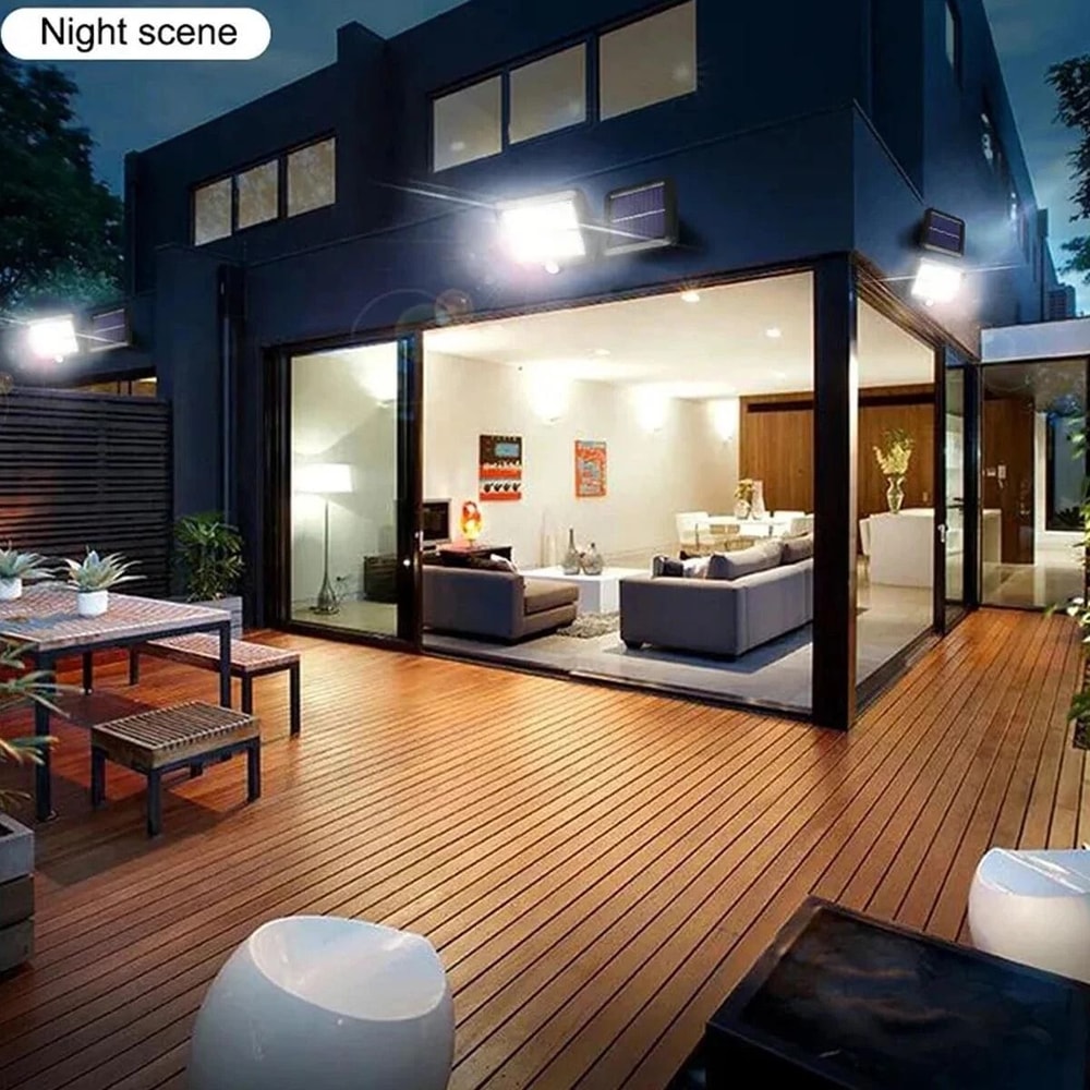 Outdoor LED Solar Street Lights Motion Sensor Flood Lamp Security Wall Light 7