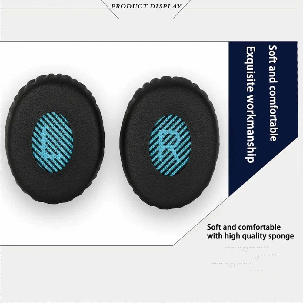 AHG Replacement Ear Pads Cushions For Bose SoundLink On Ear OE Headphones Noise Isolating Comfort 2