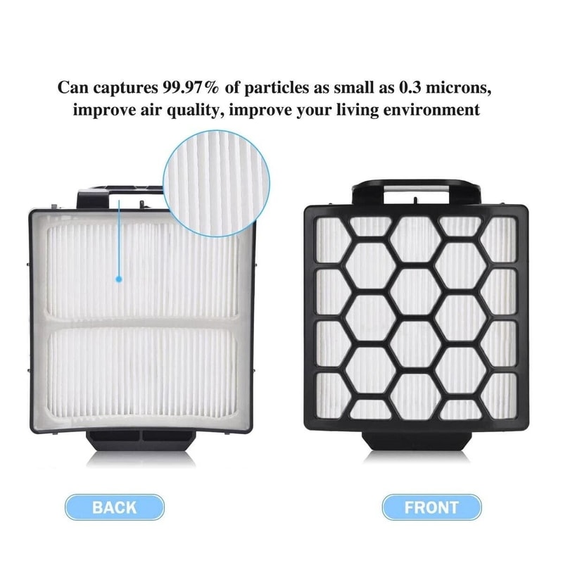 Replacement HEPA Filter For Swivel Pro Complete Upright Vacuum Powerful Odor Control And Clean Air 3