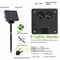 Solar Powered LED String Light Outdoor Waterproof Garden Path Yard Decor Lamp For Lawn Patio Drivew 5
