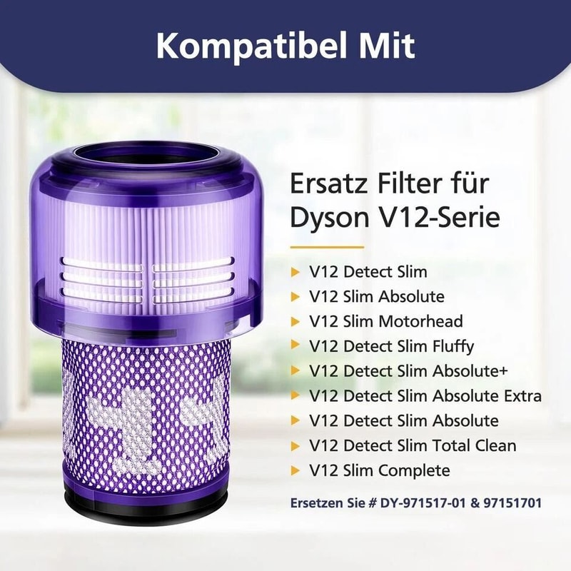 Dyson Slim Vacuums Filter Detect Slim Cordless Replacement HighPerformance Dust Filter 3