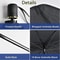 Retractable Sunshade Foldable Car Windshield Heat Sunshade Tool Sun Protection For Cars And Trucks 7