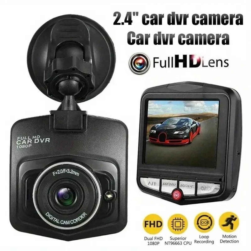 BlackScreen HD Car Video Recorder Dashboard Camera For HighQuality Footage 1