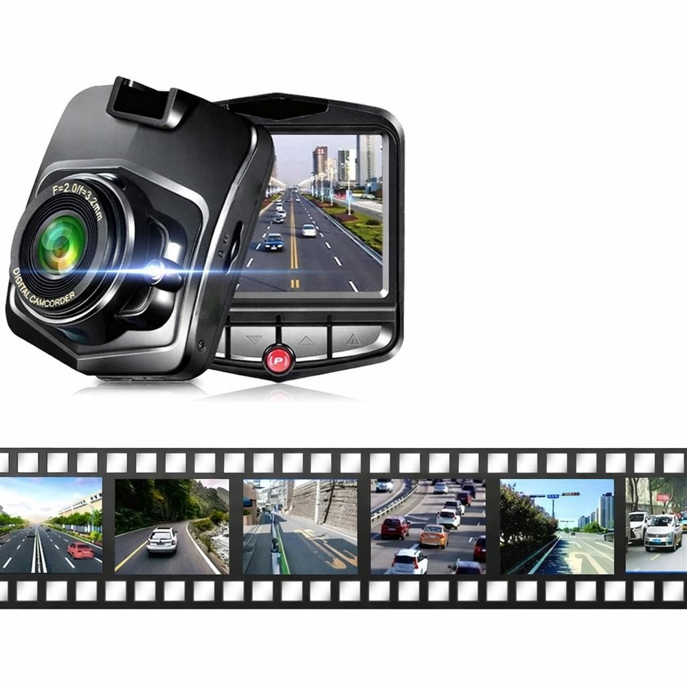 BlackScreen HD Car Video Recorder Dashboard Camera For HighQuality Footage 0