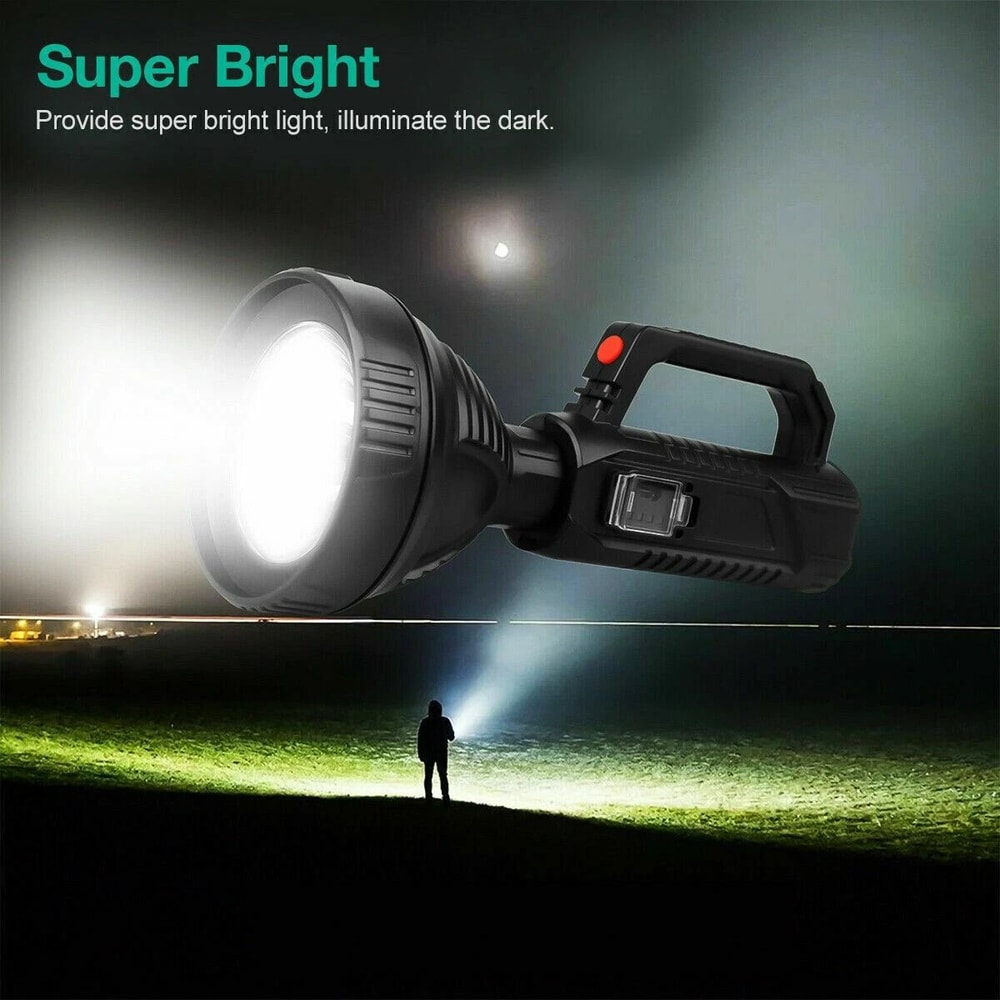 Super Bright Rechargeable LED Searchlight Portable Handheld Spotlight Flashlight For Emergencies O 5