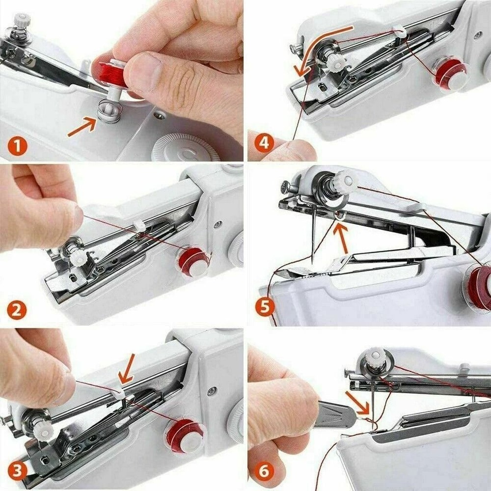Electric Tailor Stitch Handheld Sewing Machine Mini Portable Smart Sewing Machine For Travel And Ho 3