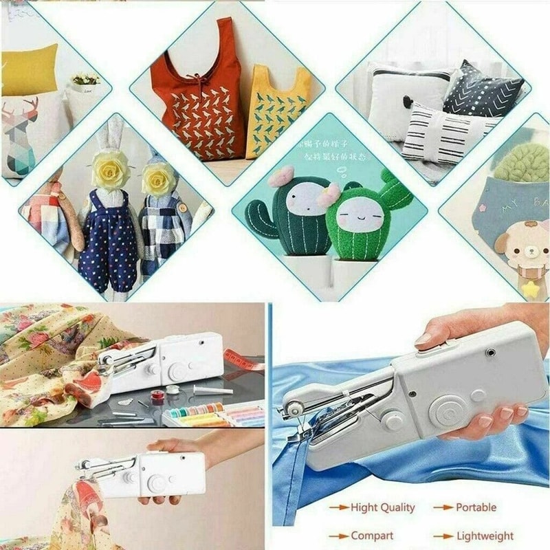 Electric Tailor Stitch Handheld Sewing Machine Mini Portable Smart Sewing Machine For Travel And Ho 4