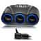 Three USB Charger Power Adapter Car Way Cigarette Lighter Socket Splitter Universal Car Power Outl 5