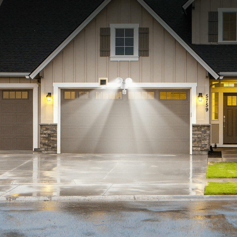 Outdoor Solar LED Street Light With Motion Sensor Remote Control Yard Flood Wall Lamp For Security 1