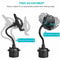 Universal Adjustable Car Mount Gooseneck Cup Holder Cradle For Cell Phone Mobile Holder 5