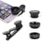 3 In1 Lens Kit Fish Eye Wide Angle Macro Telephoto Lens Camera Accessory For IPhone 3