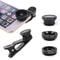 3 In1 Lens Kit Fish Eye Wide Angle Macro Telephoto Lens Camera Accessory For IPhone 3