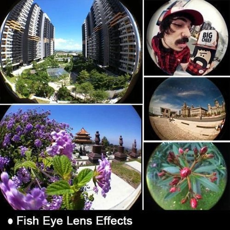 3 In1 Lens Kit Fish Eye Wide Angle Macro Telephoto Lens Camera Accessory For IPhone 7