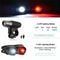 USB Rechargeable LED Bicycle Bike Front Headlight And Rear Tail Light Set HighPower Brightness Dura