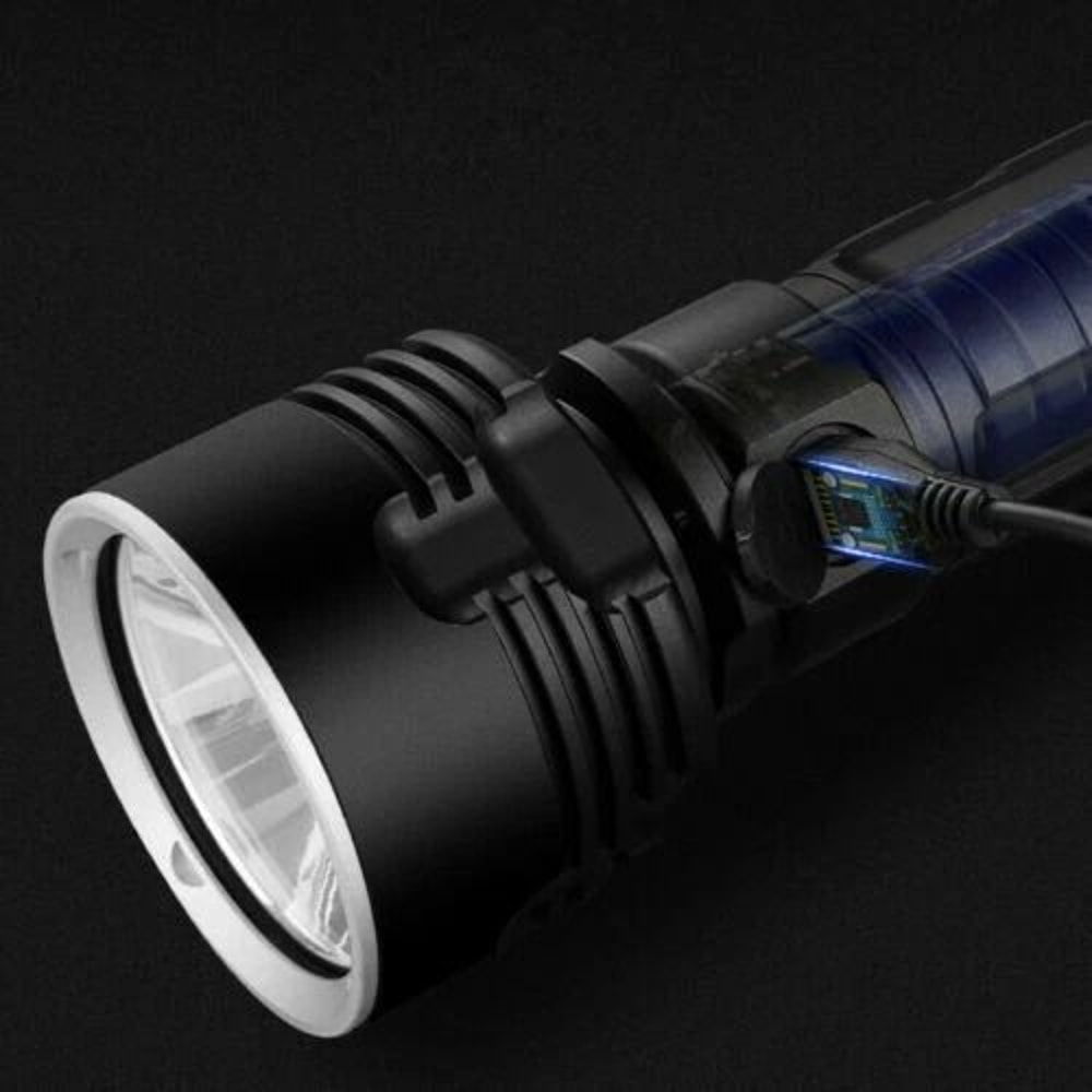 Super LED CORE Tactical Torch USB Superbright Flashlight For Outdoor Adventures Waterproof 6