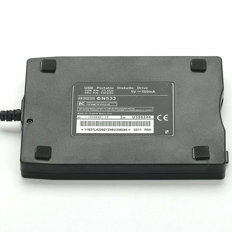 USB External Floppy Disk Drive Data Storage For Laptop PC 3