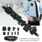 Police Security Guard Duty Belt Black Tactical Nylon Kit Utility Kit System With Pouch 1
