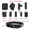Police Security Guard Duty Belt Black Tactical Nylon Kit Utility Kit System With Pouch 6