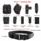 Police Security Guard Duty Belt Black Tactical Nylon Kit Utility Kit System With Pouch 6