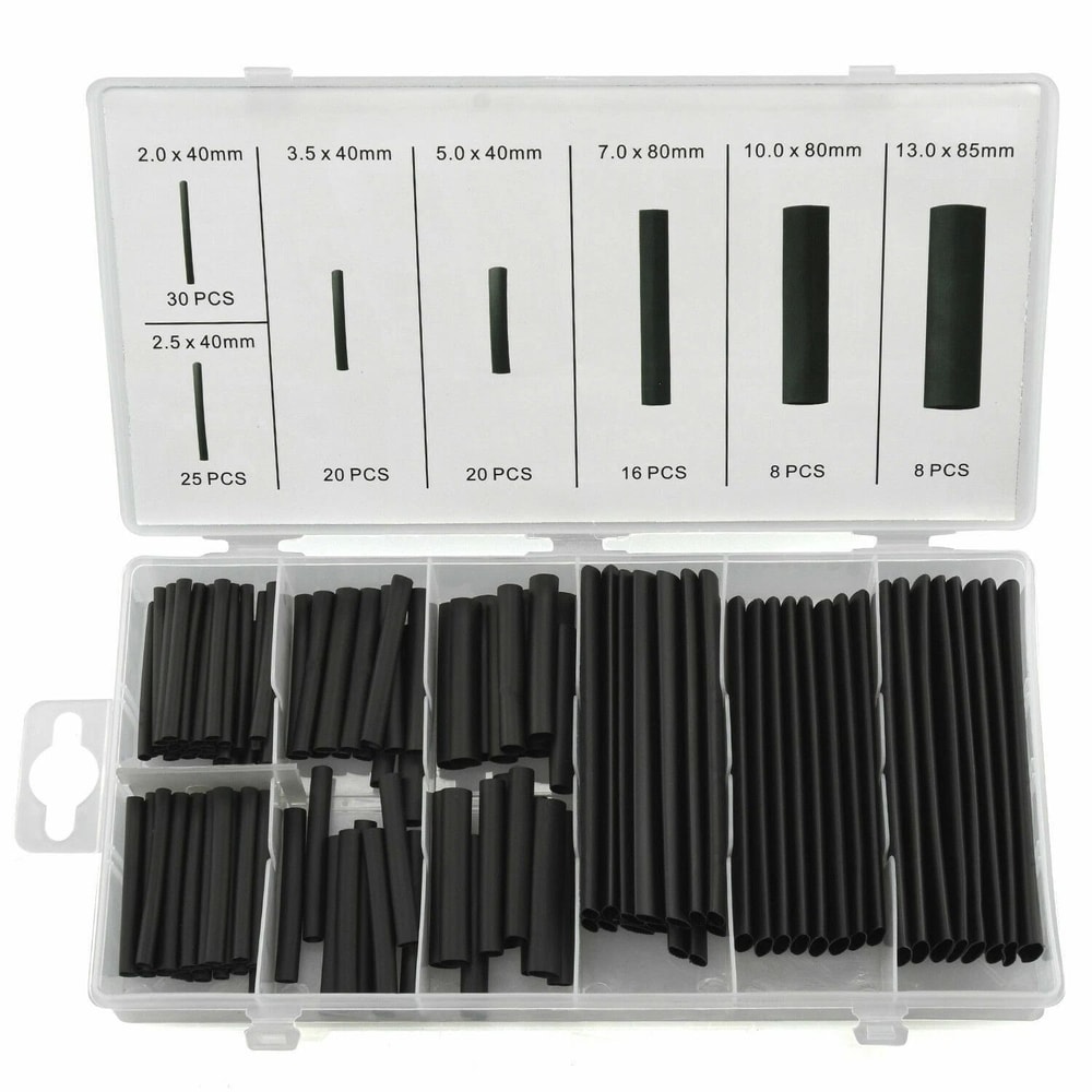 Electrical Connection Cable Heat Shrink Wire Wrap Tubing Set Assorted Sizes For Wire Protection DIY 2