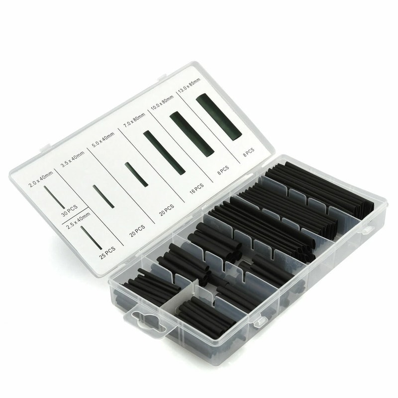 Electrical Connection Cable Heat Shrink Wire Wrap Tubing Set Assorted Sizes For Wire Protection DIY 0