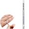 Gauge Plastic Finger Sizing Tool Ring Sizer Measure Tool Reusable Convenient Finger Sizing Finder 2