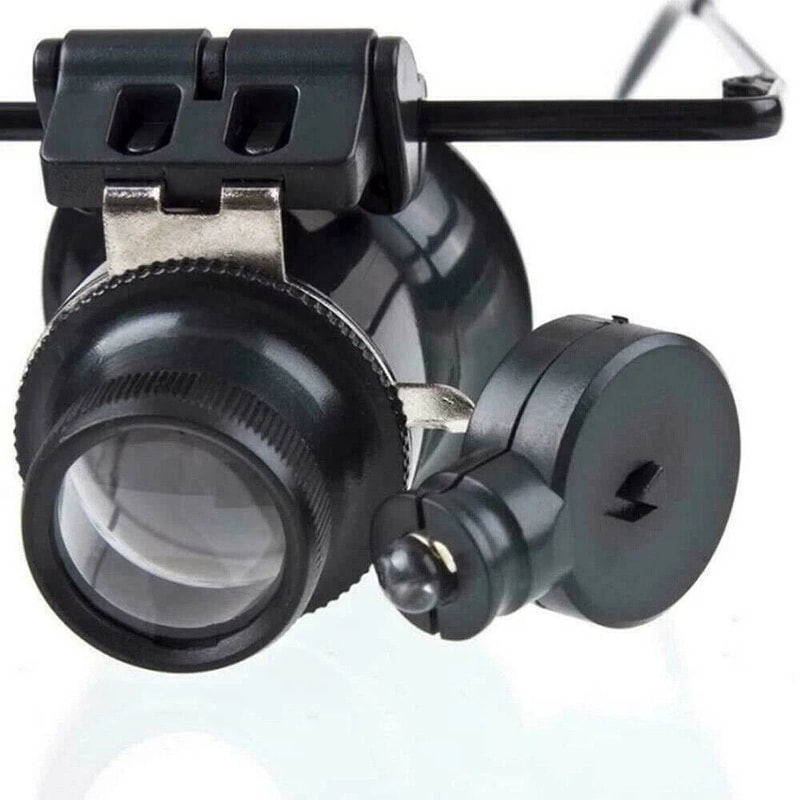 Magnifier Glasses Loupe Lens With LED Light For Watch Repair Jeweler Magnification Tool For Precisi 4