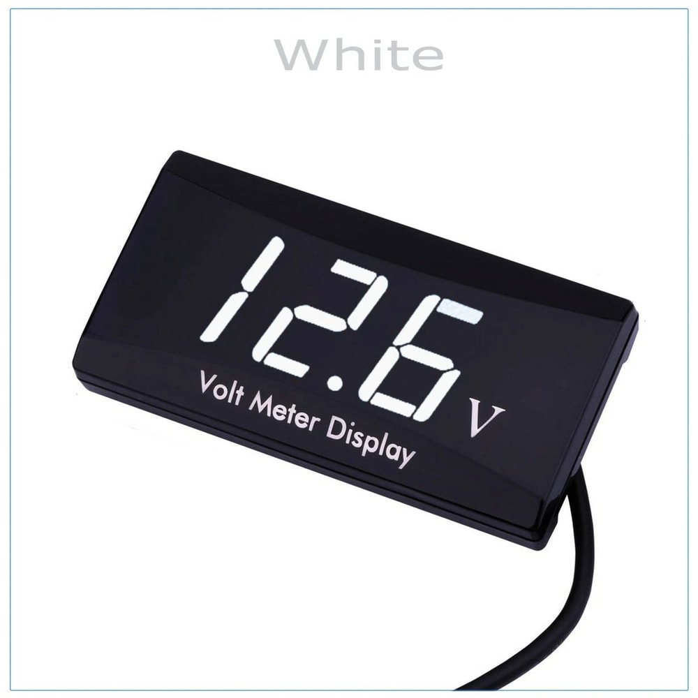 Digital LED Voltmeter Panel Meter Voltage Gauge For Car Motorcycle Automotive LED Display 11