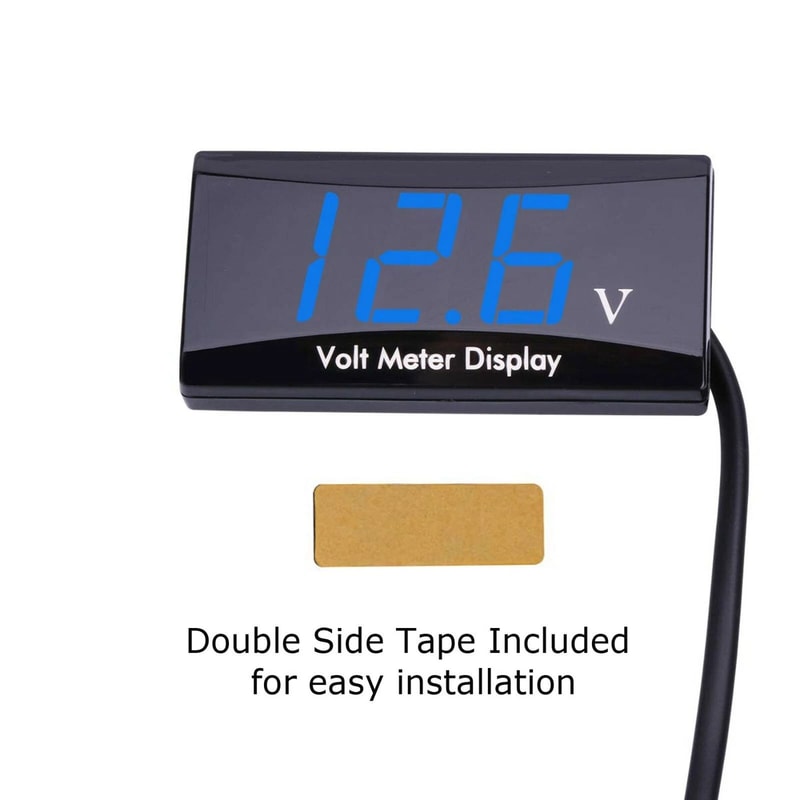 Digital LED Voltmeter Panel Meter Voltage Gauge For Car Motorcycle Automotive LED Display 5